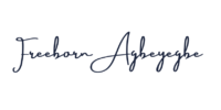Freeborn Agbeyegbe Signature